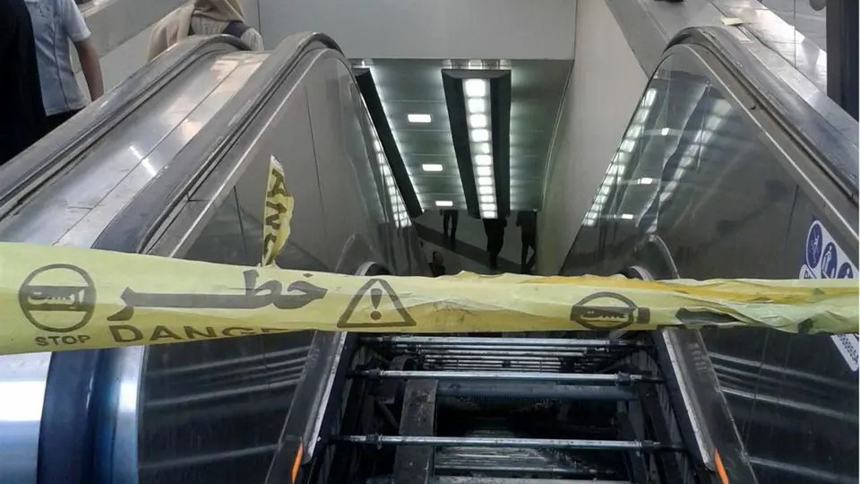 خرابی پله برقی