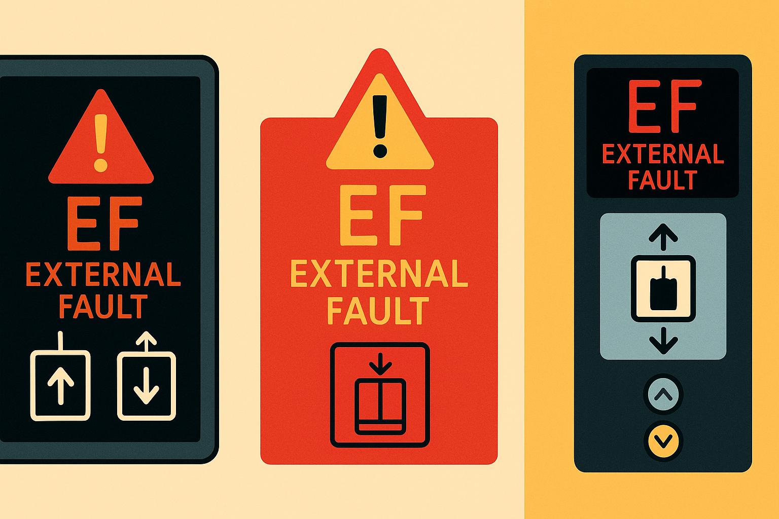 رفع خطای external fault آسانسور